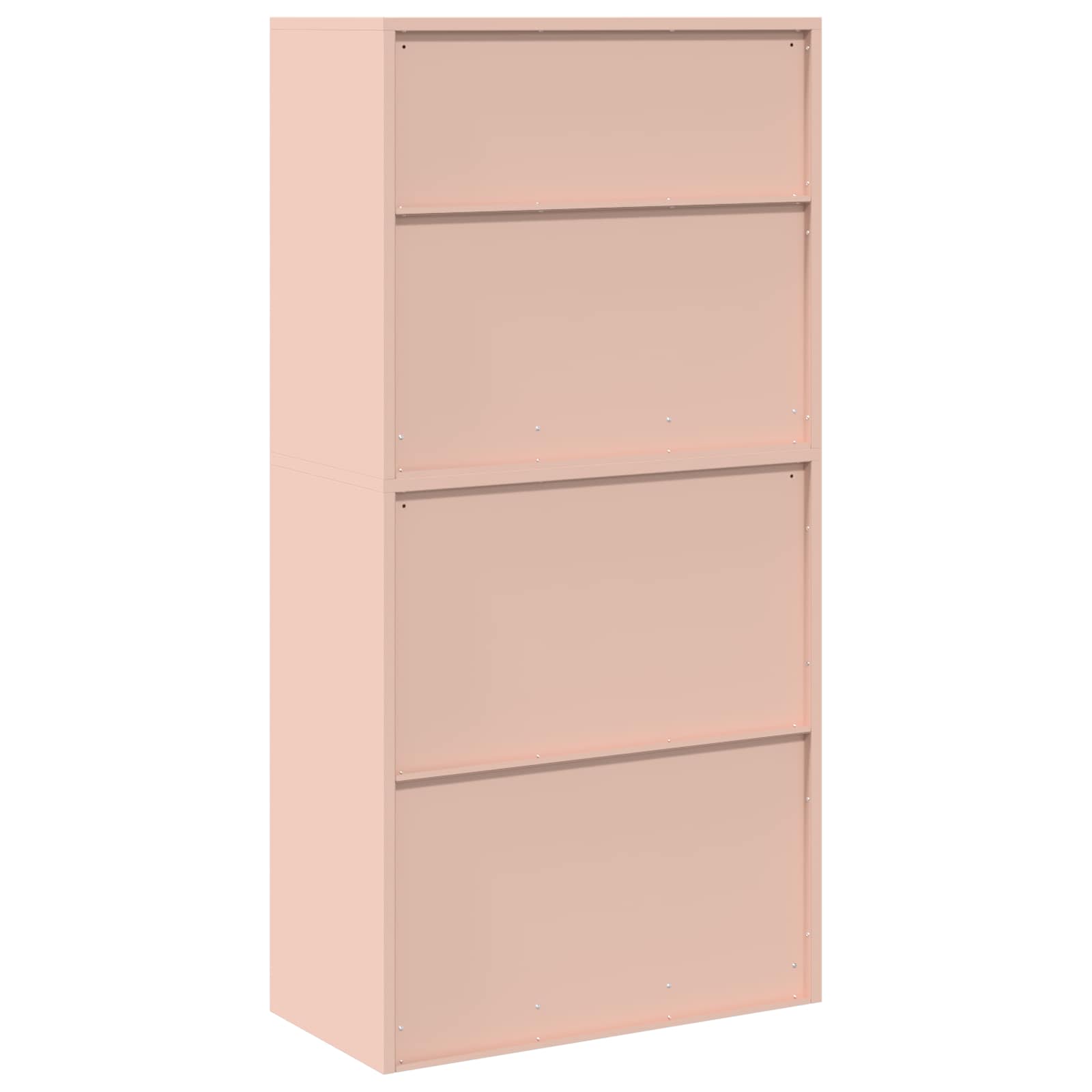 vidaXL Szafka do przechowywania 2 szt. różowy 80 x 40 x 160 cm Stal