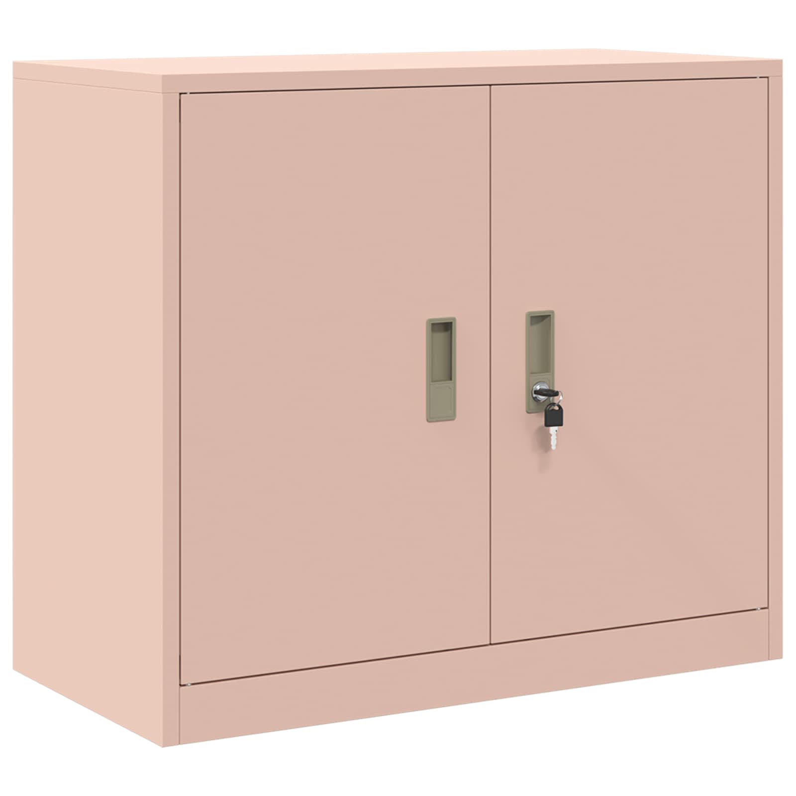 vidaXL Szafka do przechowywania 2 szt. różowy 80 x 40 x 175 cm Stal