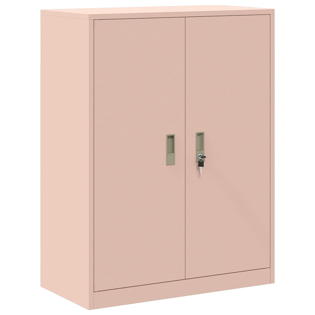 vidaXL Szafka do przechowywania 2 szt. różowy 80 x 40 x 175 cm Stal