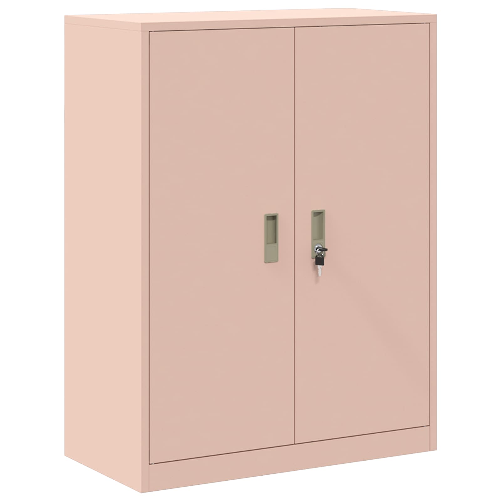vidaXL Szafka do przechowywania 2 szt. różowy 80 x 40 x 175 cm Stal