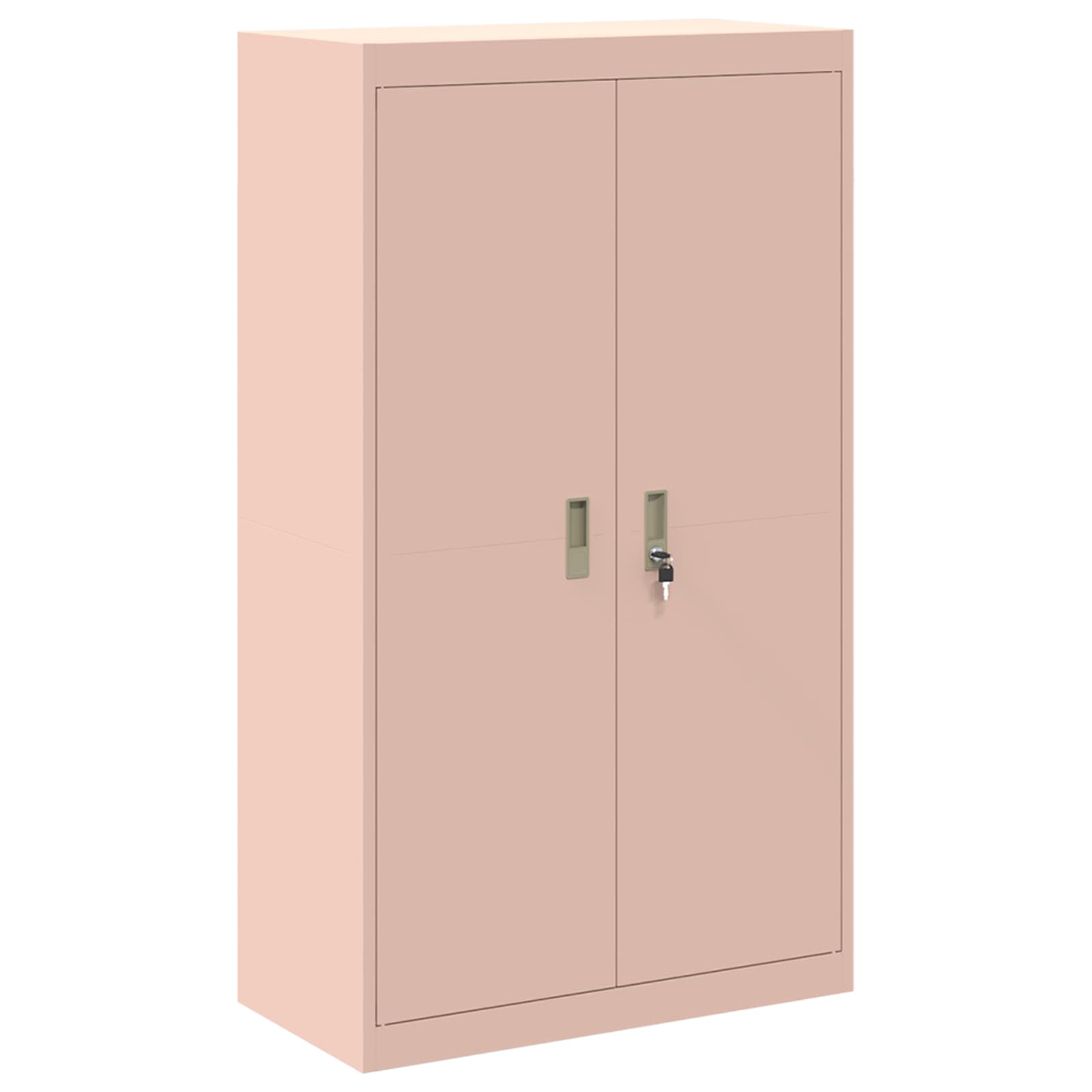 vidaXL Szafka do przechowywania 2 szt. różowy 80 x 40 x 210 cm Stal