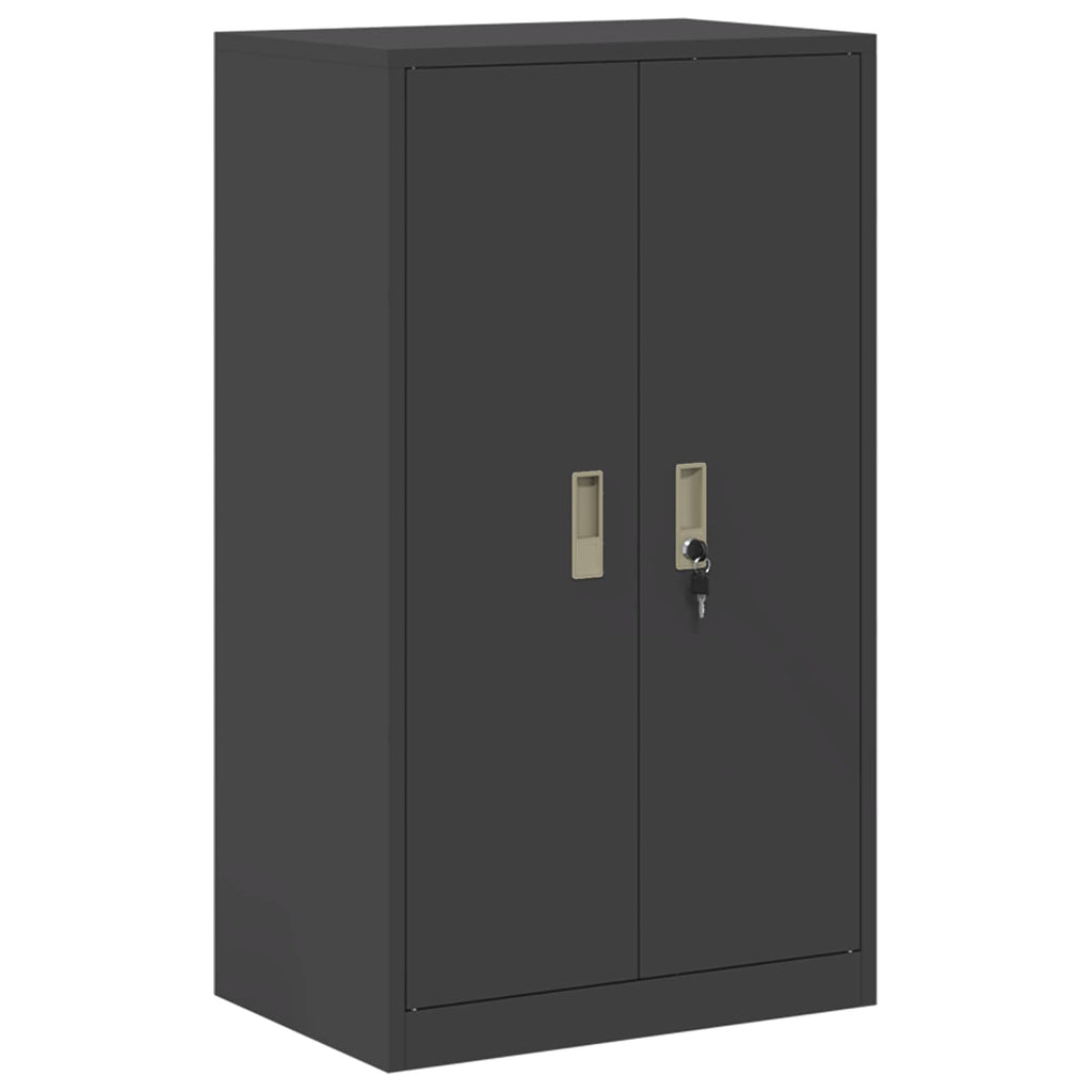 vidaXL Szafka do przechowywania 2 szt. Czarny 60 x 40 x 175 cm Stal