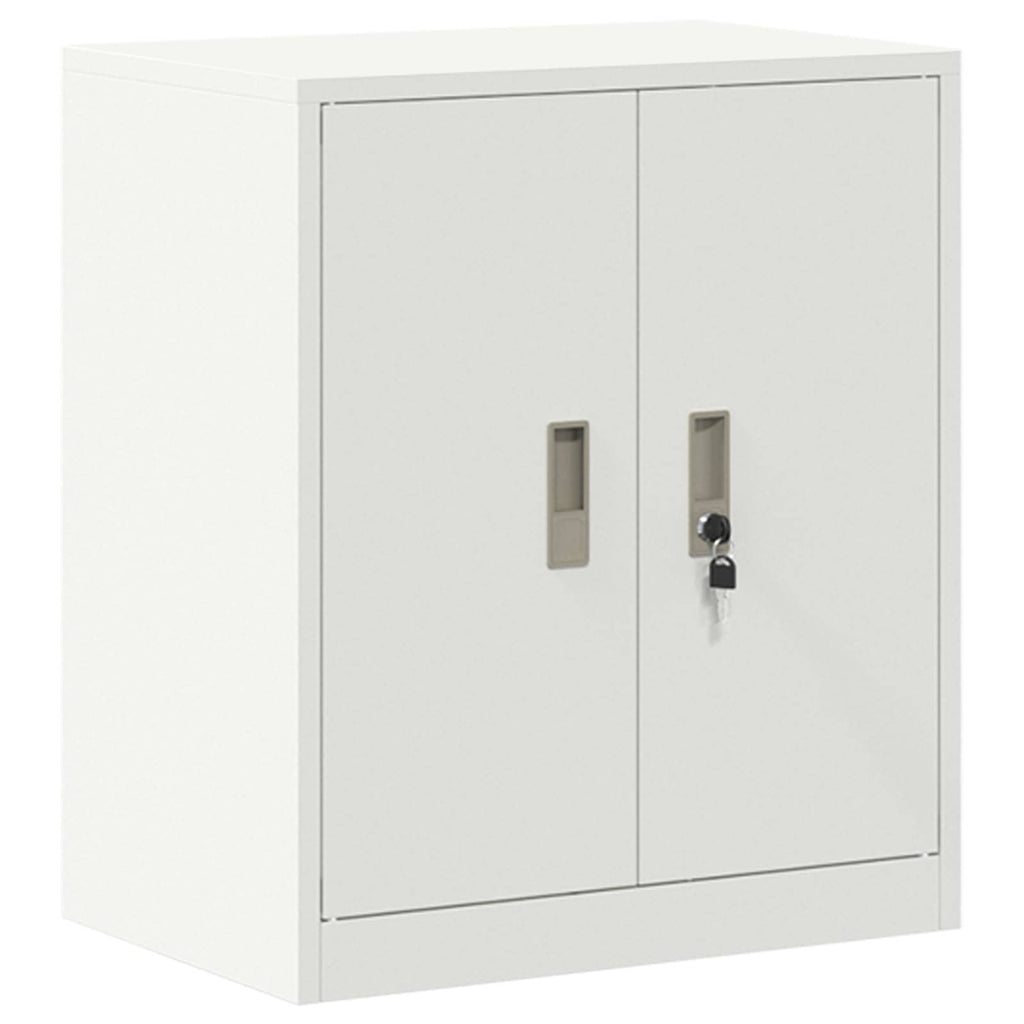 vidaXL Szafka do przechowywania 2 szt. Biały 60 x 40 x 175 cm Stal