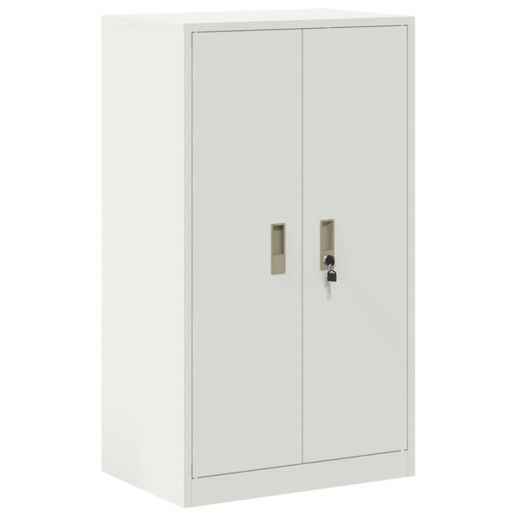 vidaXL Szafka do przechowywania 2 szt. Biały 60 x 40 x 175 cm Stal
