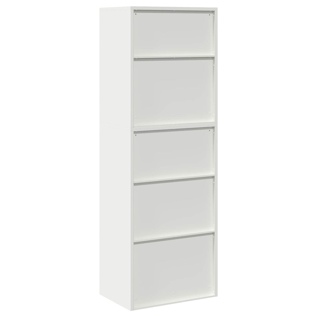vidaXL Szafka do przechowywania 2 szt. Biały 60 x 40 x 175 cm Stal