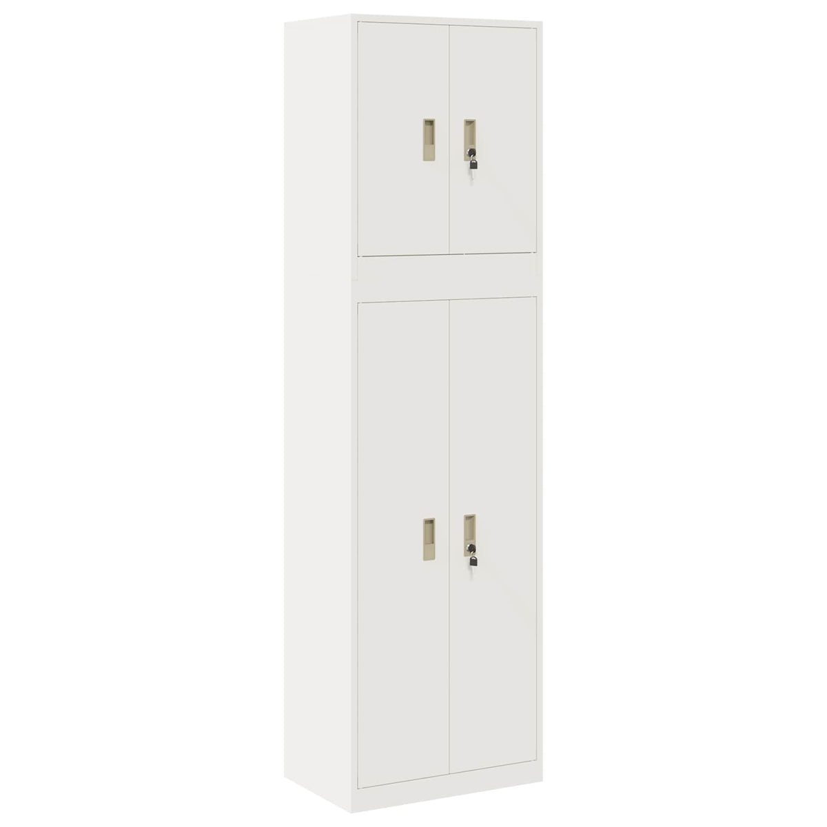 vidaXL Szafka do przechowywania 2 szt. 60 x 40 x 210 cm Stal Zamykane