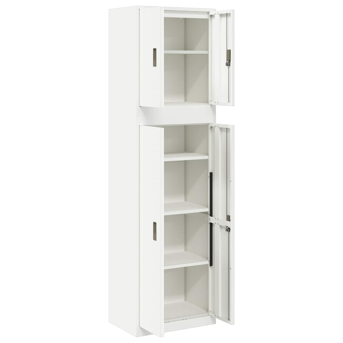 vidaXL Szafka do przechowywania 2 szt. 60 x 40 x 210 cm Stal Zamykane