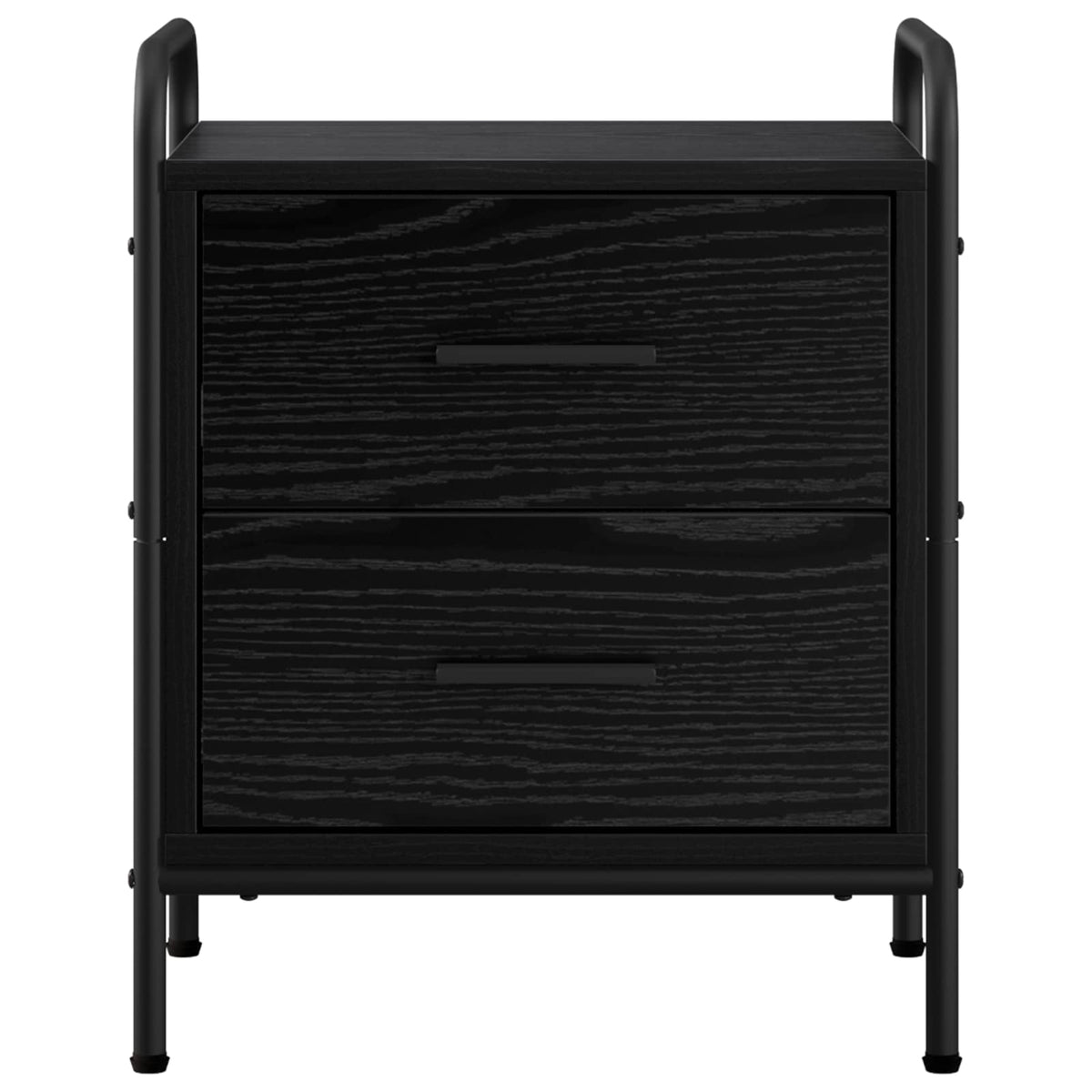 vidaXL Szafka Nocna 2 szt. Czarny dąb 40 x 30 x 50 cm