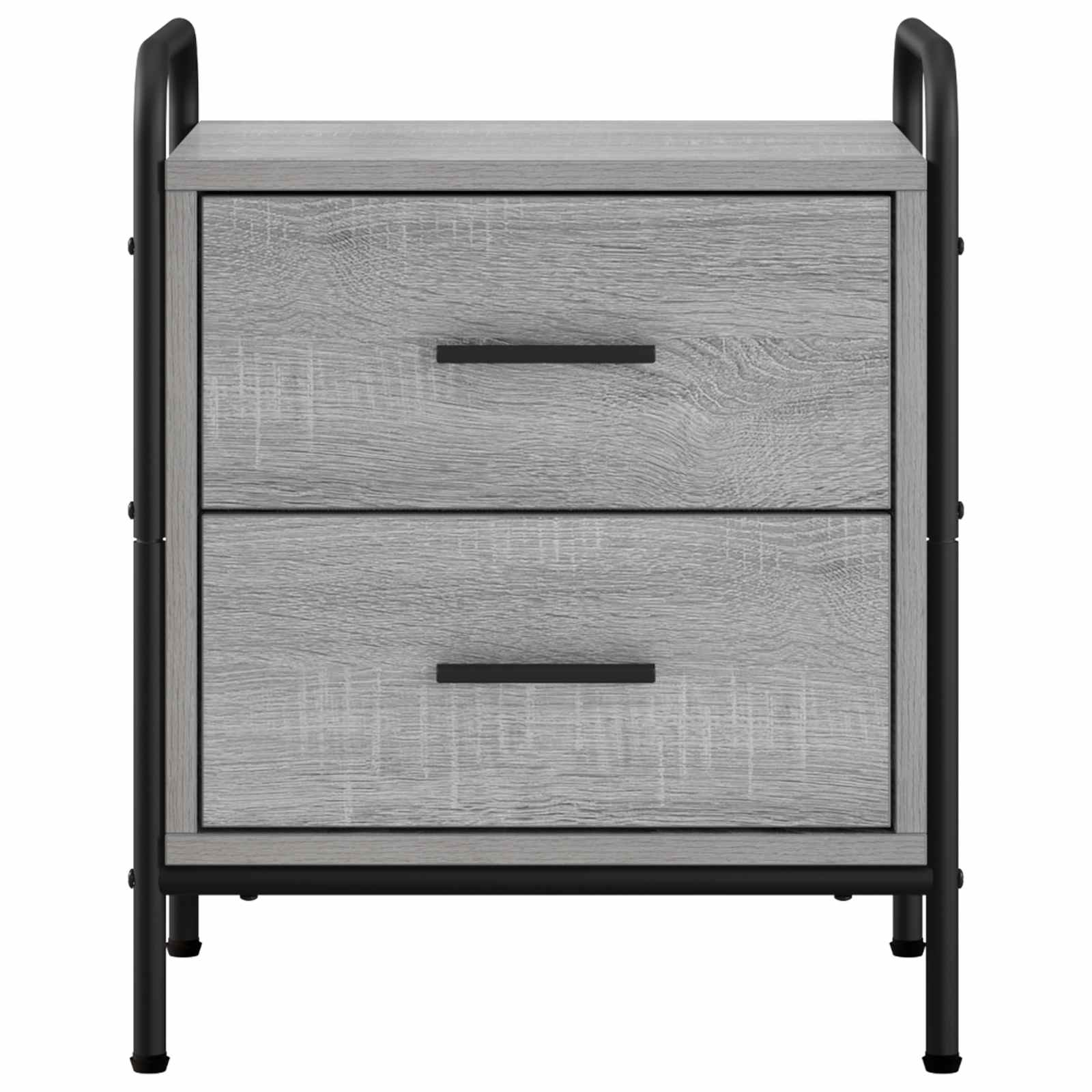 vidaXL Szafka Nocna Szary Sonoma 40 x 30 x 50 cm Drewno inżynieryjne