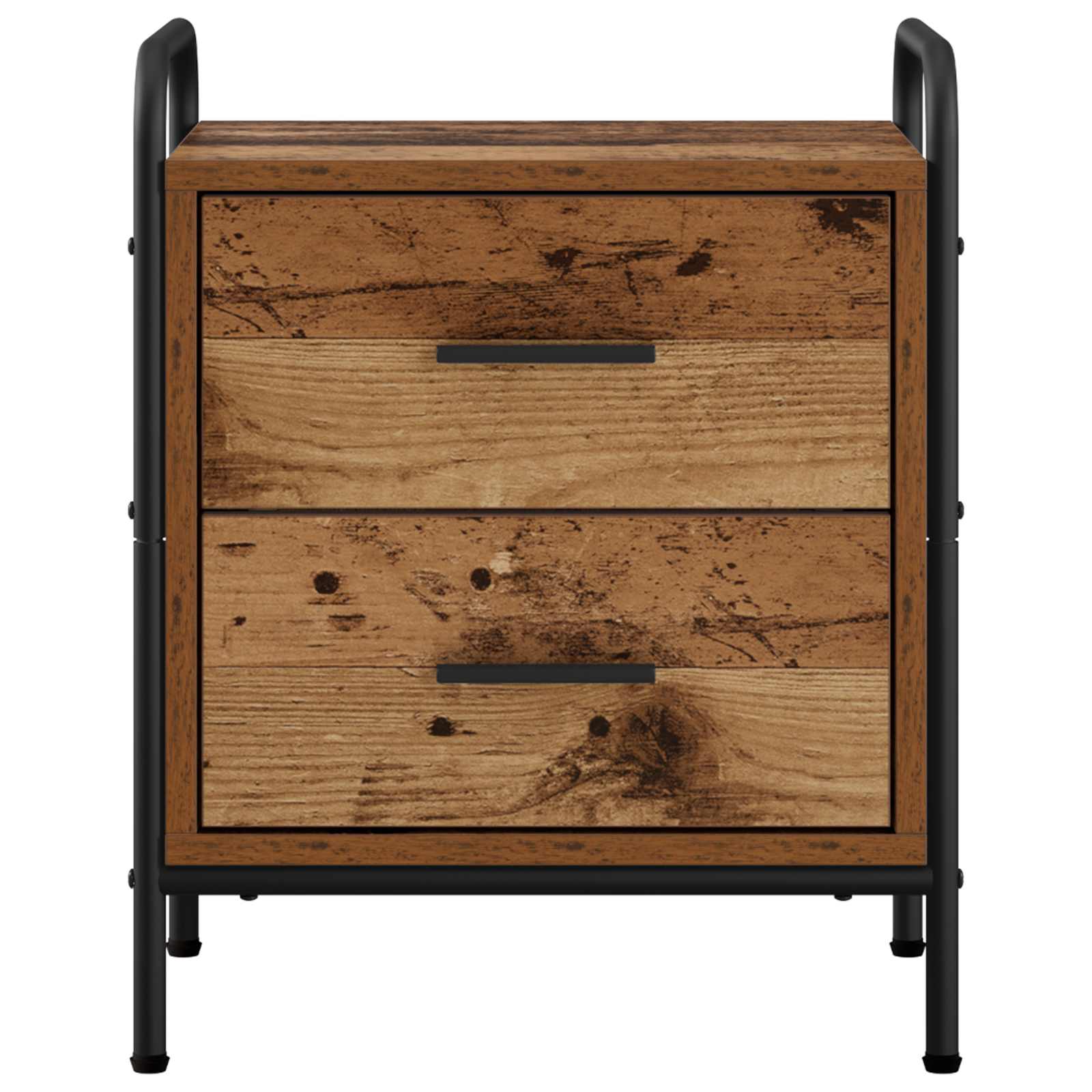 vidaXL Szafka Nocna 2 szt. Stare drewno 40 x 30 x 50 cm