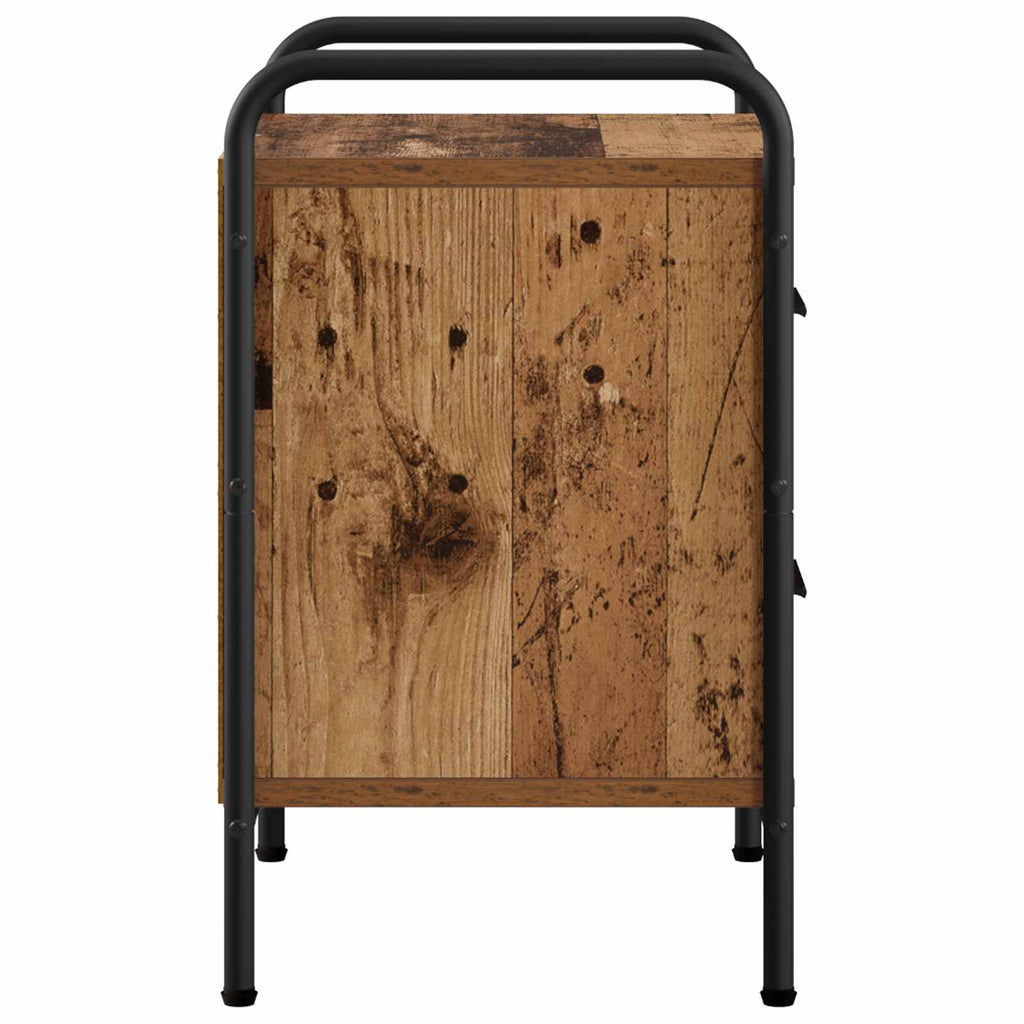 vidaXL Szafka Nocna 2 szt. Stare drewno 40 x 30 x 50 cm