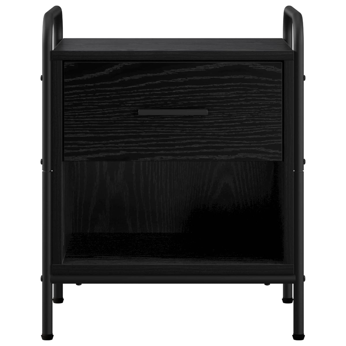 vidaXL Szafka Nocna 2 szt. Czarny dąb 40 x 30 x 50 cm