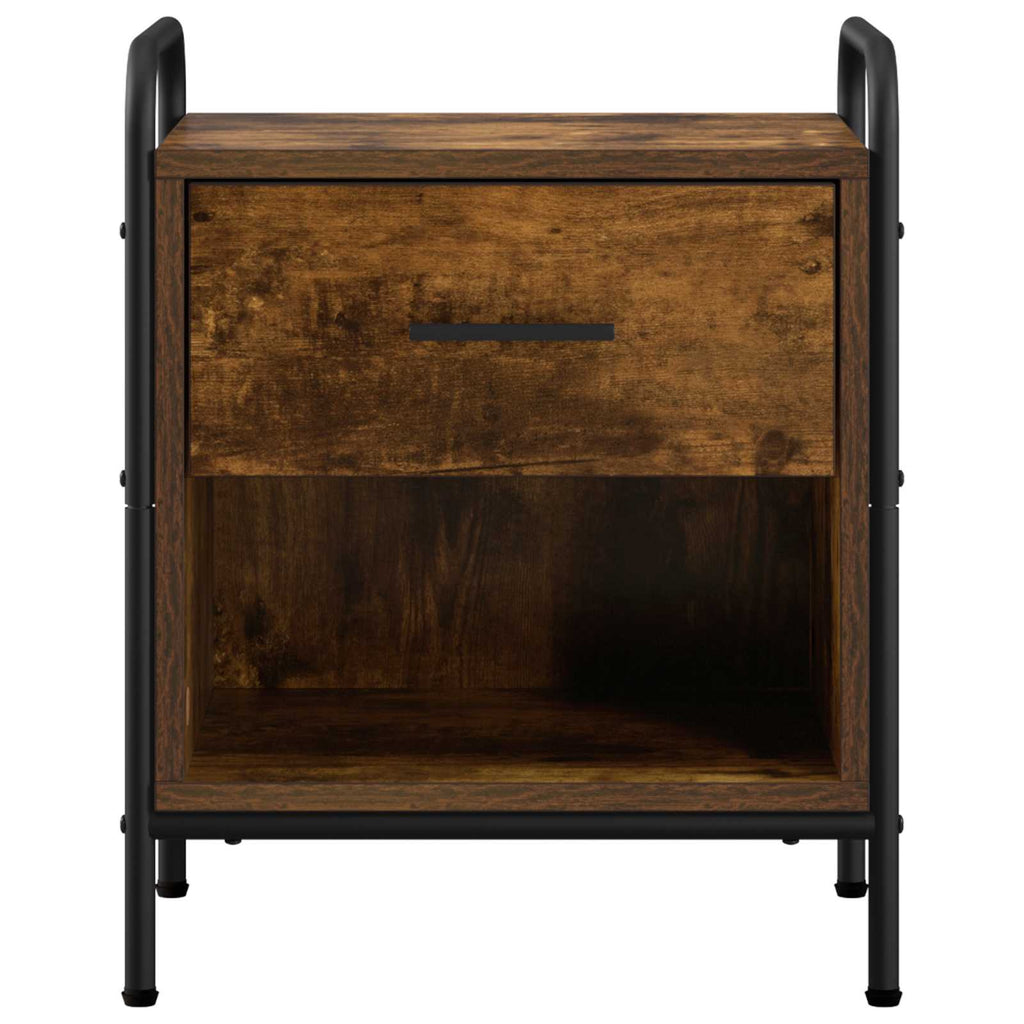 vidaXL Szafka Nocna Dąb wędzony 40 x 30 x 50 cm Drewno inżynieryjne