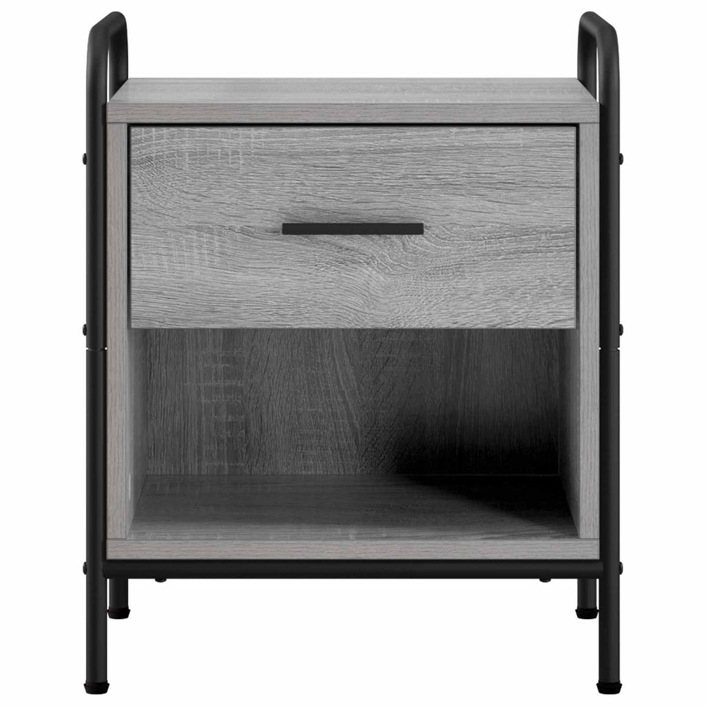 vidaXL Szafka Nocna Szary Sonoma 40 x 30 x 50 cm Drewno inżynieryjne