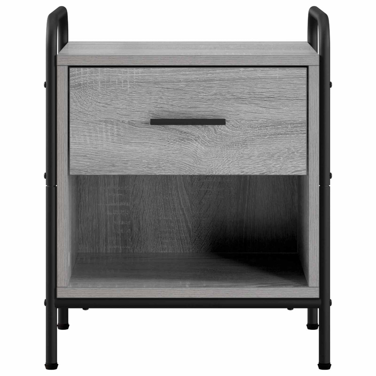 vidaXL Szafka Nocna Szary Sonoma 40 x 30 x 50 cm Drewno inżynieryjne