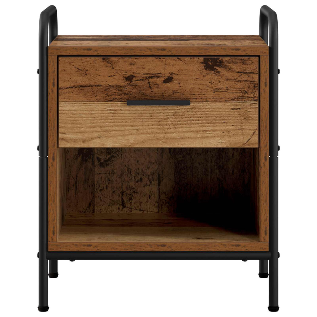 vidaXL Szafka Nocna Stare drewno 40 x 30 x 50 cm Drewno inżynieryjne