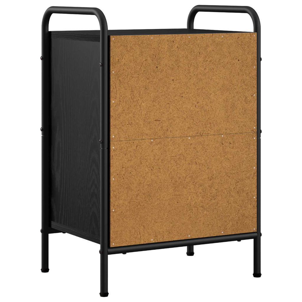 vidaXL Szafka Nocna Czarny dąb 40 x 30 x 60 cm Drewno inżynieryjne