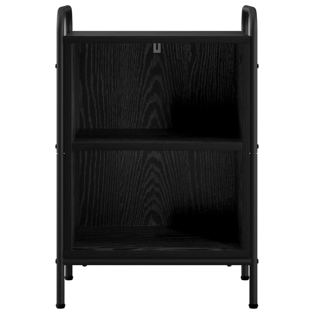 vidaXL Szafka Nocna Czarny dąb 40 x 30 x 60 cm Drewno inżynieryjne