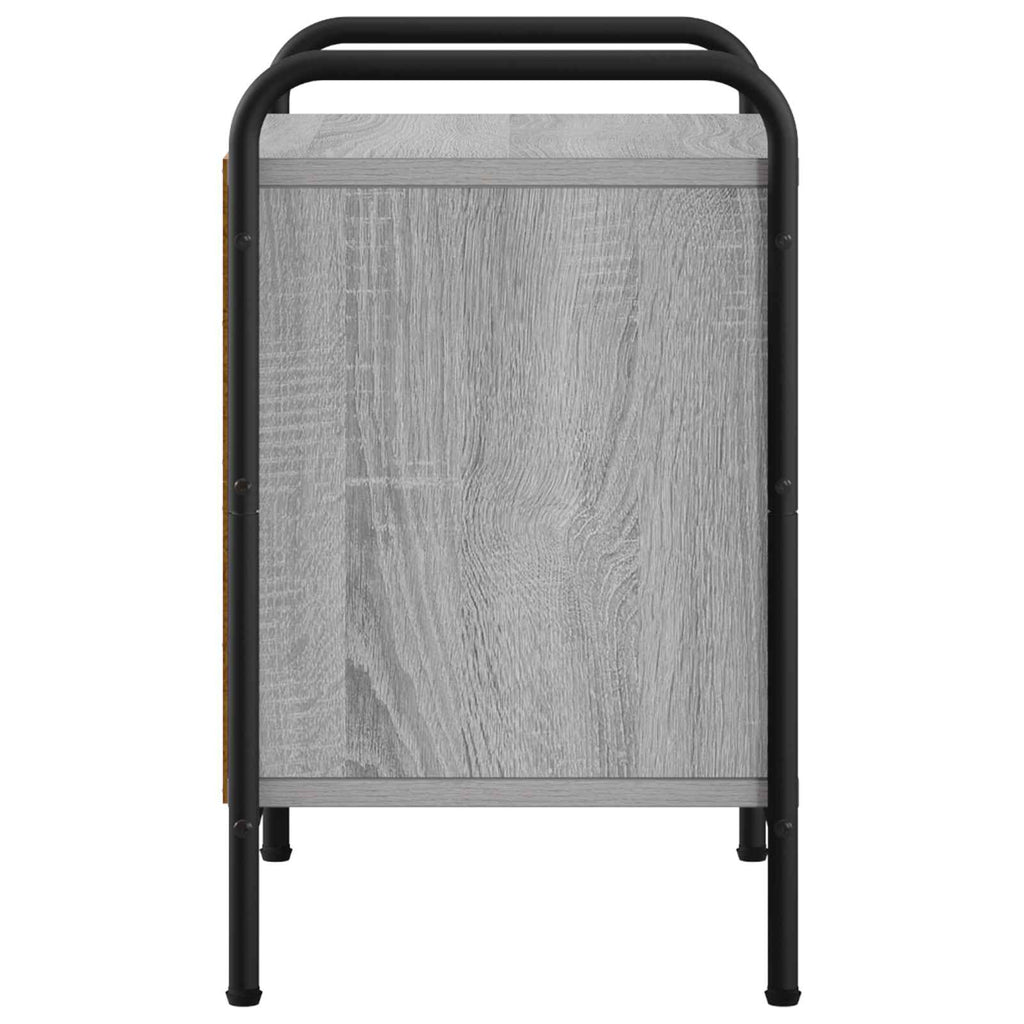 vidaXL Szafka Nocna Szary Sonoma 40 x 30 x 50 cm Drewno inżynieryjne