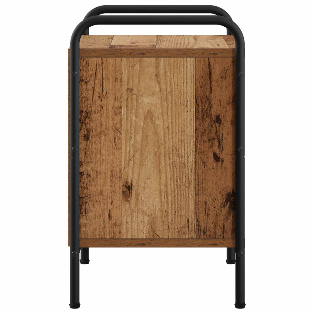 vidaXL Szafka Nocna Stare drewno 40 x 30 x 50 cm Drewno inżynieryjne