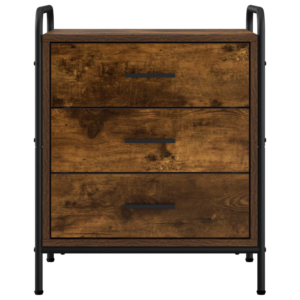 vidaXL Szafka Nocna Dąb wędzony 48 x 36,5 x 60 cm Drewno inżynieryjne