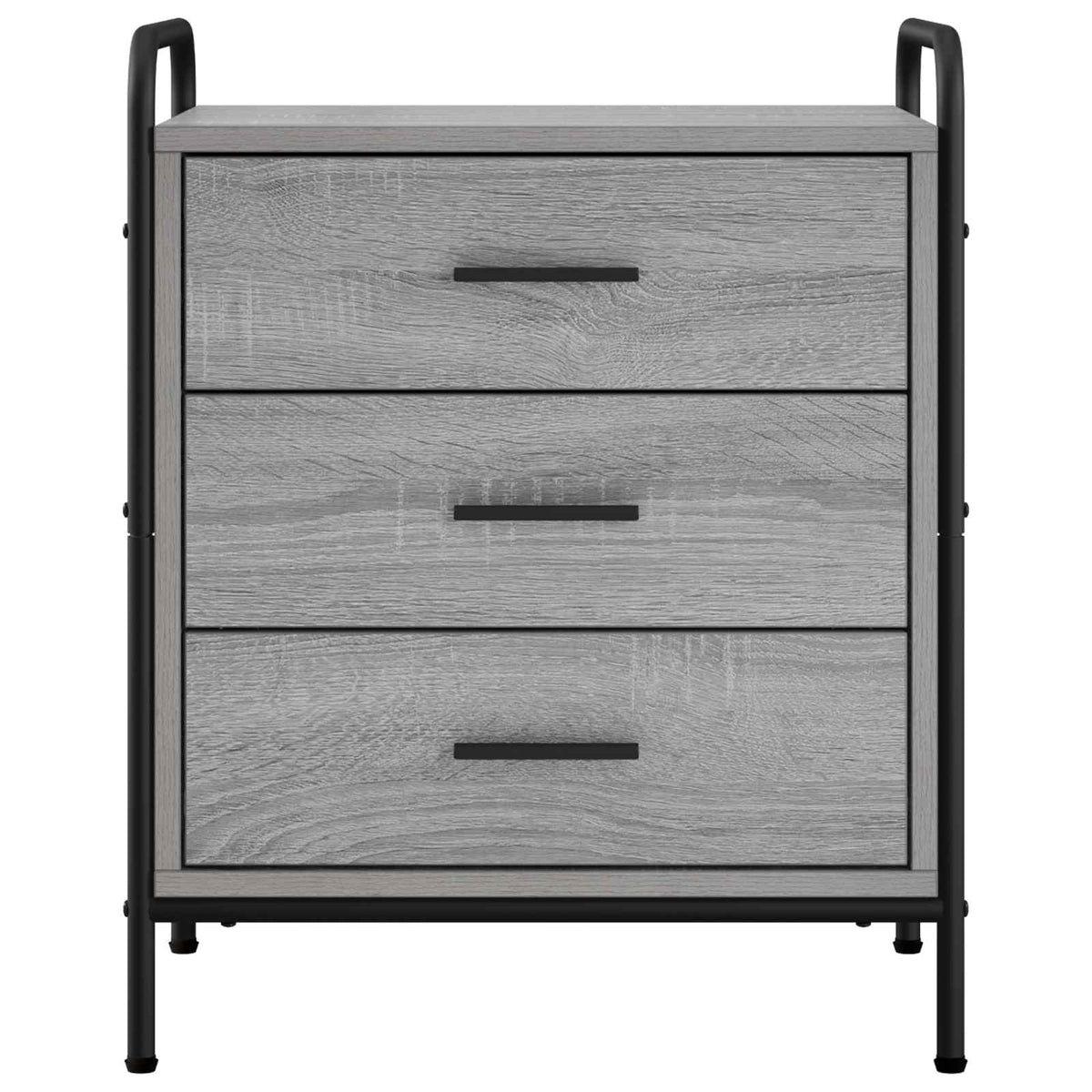 vidaXL Szafka Nocna Szary Sonoma 48 x 36,5 x 60 cm Drewno inżynieryjne