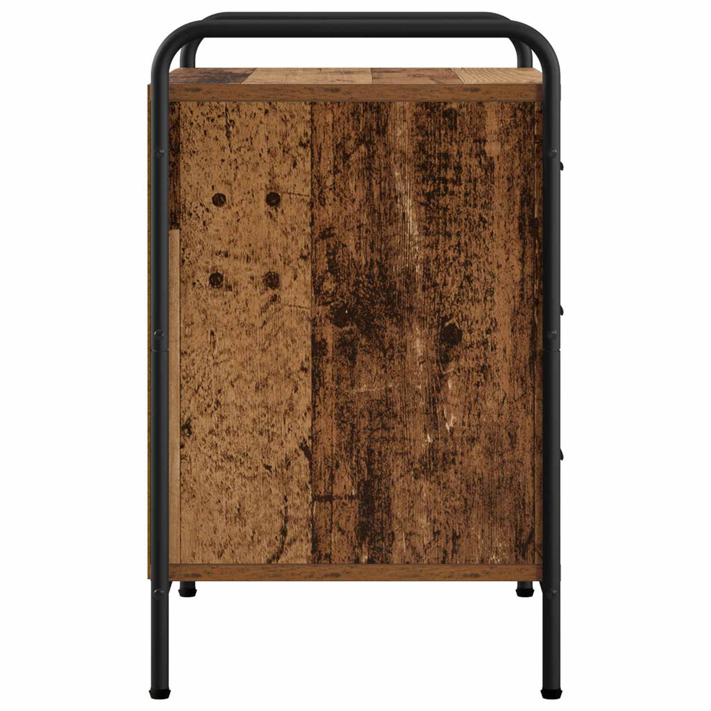 vidaXL Szafka Nocna Stare drewno 48 x 36,5 x 60 cm Drewno inżynieryjne