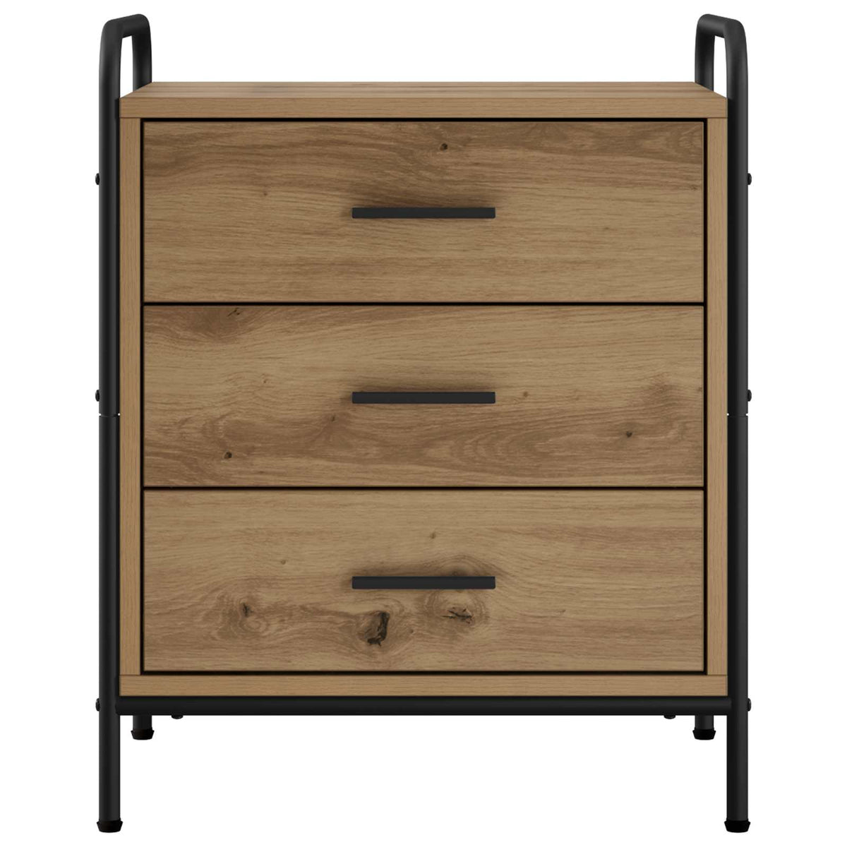 vidaXL Szafka Nocna Dąb artisan 48 x 36,5 x 60 cm Drewno inżynieryjne