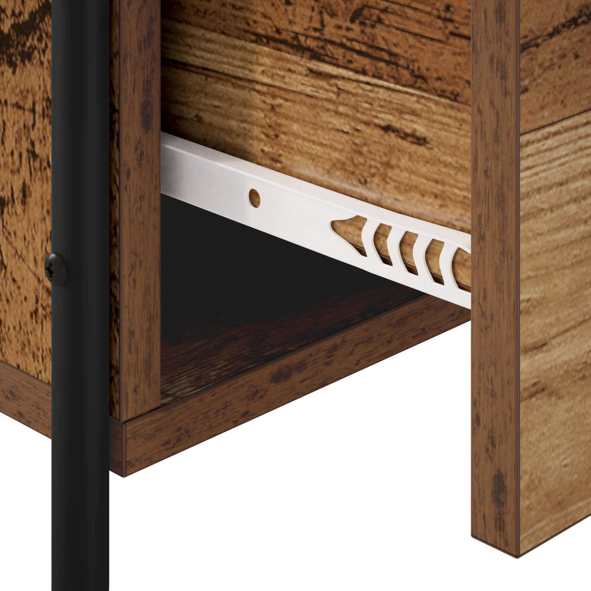 vidaXL Wisząca szafka nocna 2 szt. Stare drewno 40 x 30 x 60 cm