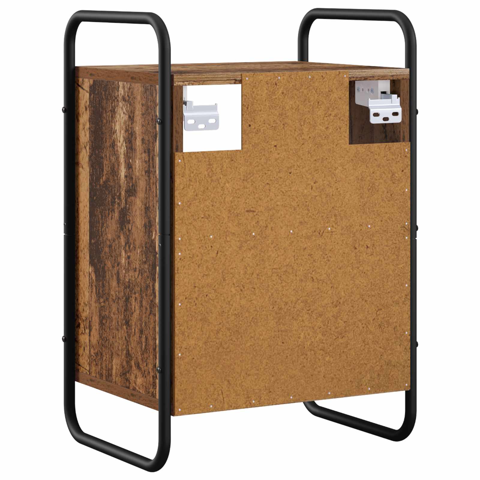 vidaXL Wisząca szafka nocna 2 szt. Stare drewno 40 x 30 x 60 cm