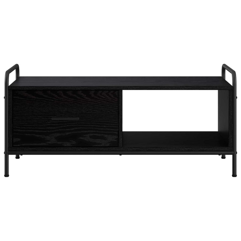 vidaXL Stolik kawowy Czarny dąb 90 x 49 x 41 cm Drewno inżynieryjne