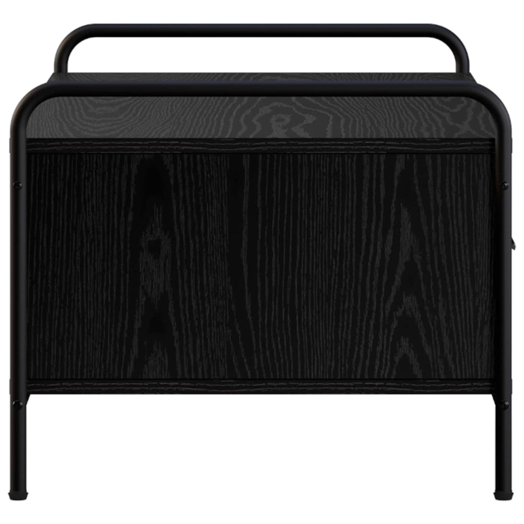 vidaXL Stolik kawowy Czarny dąb 90 x 49 x 41 cm Drewno inżynieryjne