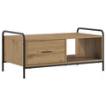 vidaXL Stolik kawowy Dąb artisan 90 x 49 x 41 cm Drewno inżynieryjne