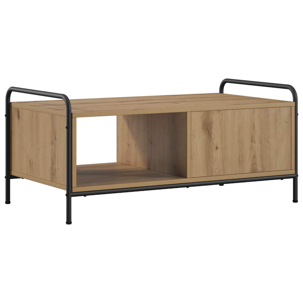 vidaXL Stolik kawowy Dąb artisan 90 x 49 x 41 cm Drewno inżynieryjne