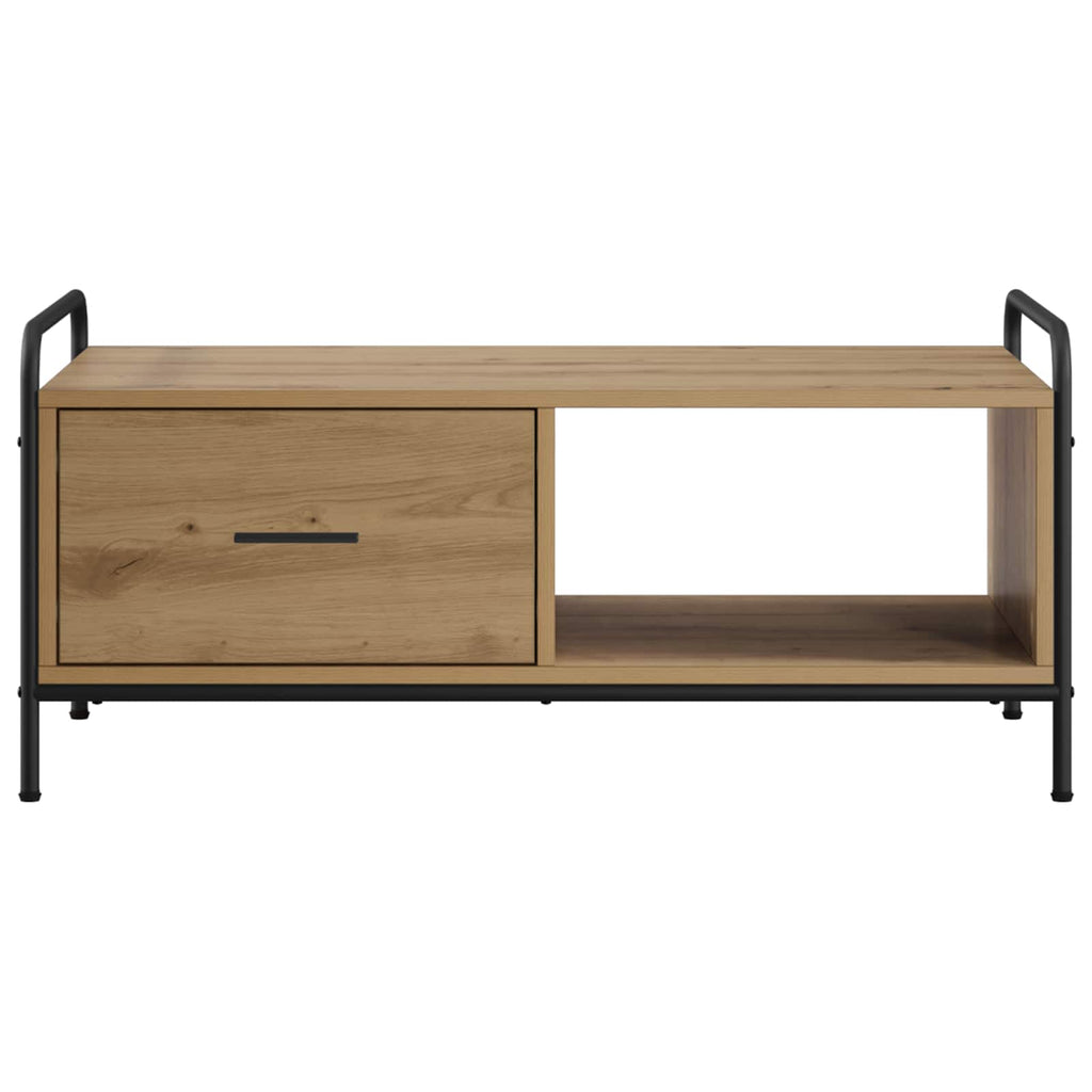 vidaXL Stolik kawowy Dąb artisan 90 x 49 x 41 cm Drewno inżynieryjne