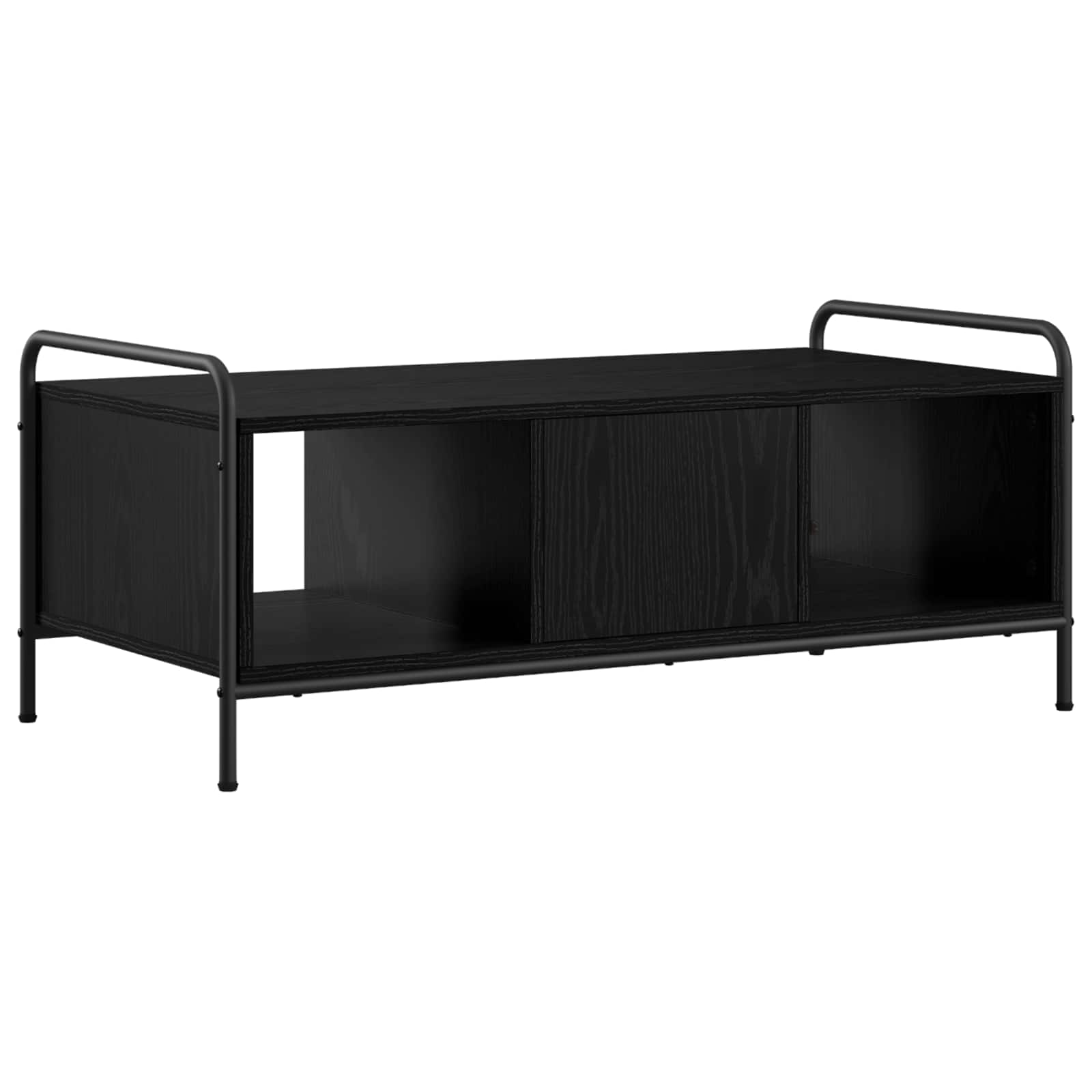 vidaXL Stolik kawowy Czarny dąb 99,5 x 49 x 41 cm Drewno inżynieryjne