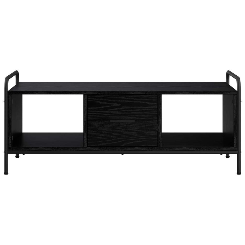 vidaXL Stolik kawowy Czarny dąb 99,5 x 49 x 41 cm Drewno inżynieryjne