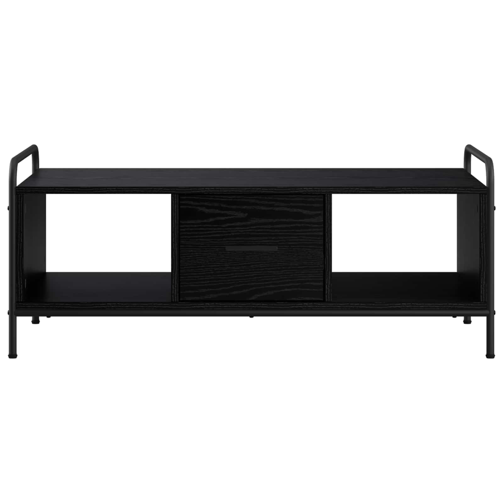 vidaXL Stolik kawowy Czarny dąb 99,5 x 49 x 41 cm Drewno inżynieryjne