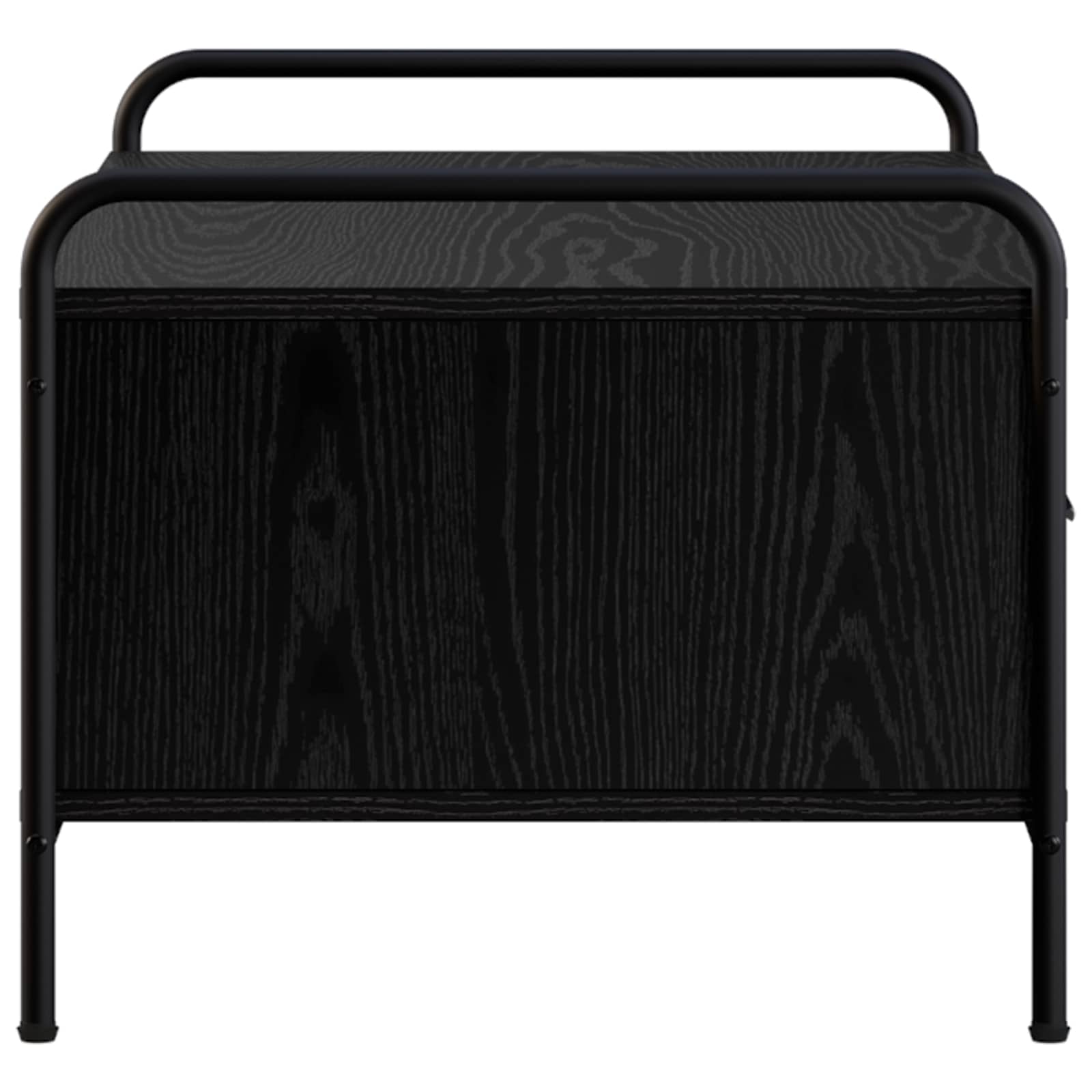 vidaXL Stolik kawowy Czarny dąb 99,5 x 49 x 41 cm Drewno inżynieryjne
