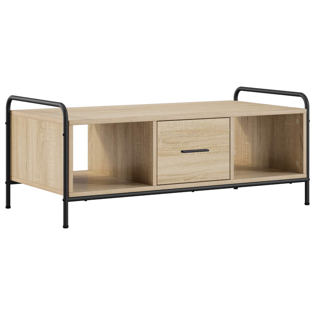 vidaXL Stolik kawowy dąb Sonoma 99,5 x 49 x 41 cm Drewno inżynieryjne