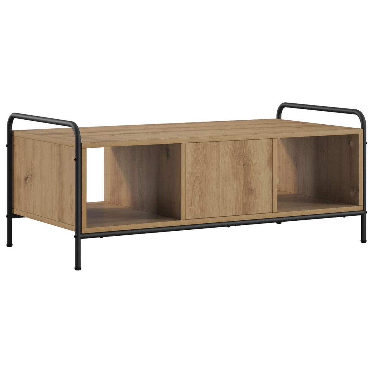vidaXL Stolik kawowy Dąb artisan 99,5 x 49 x 41 cm Drewno inżynieryjne