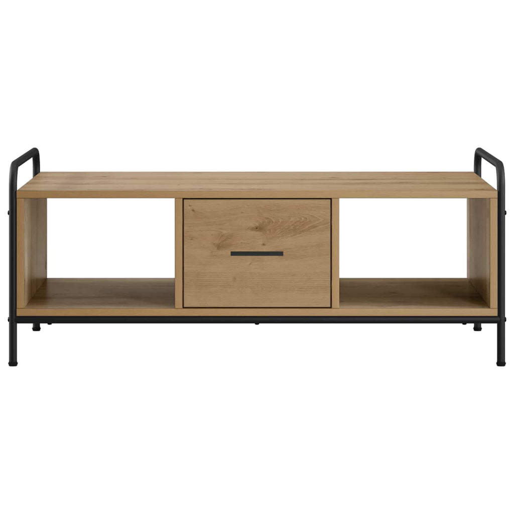 vidaXL Stolik kawowy Dąb artisan 99,5 x 49 x 41 cm Drewno inżynieryjne