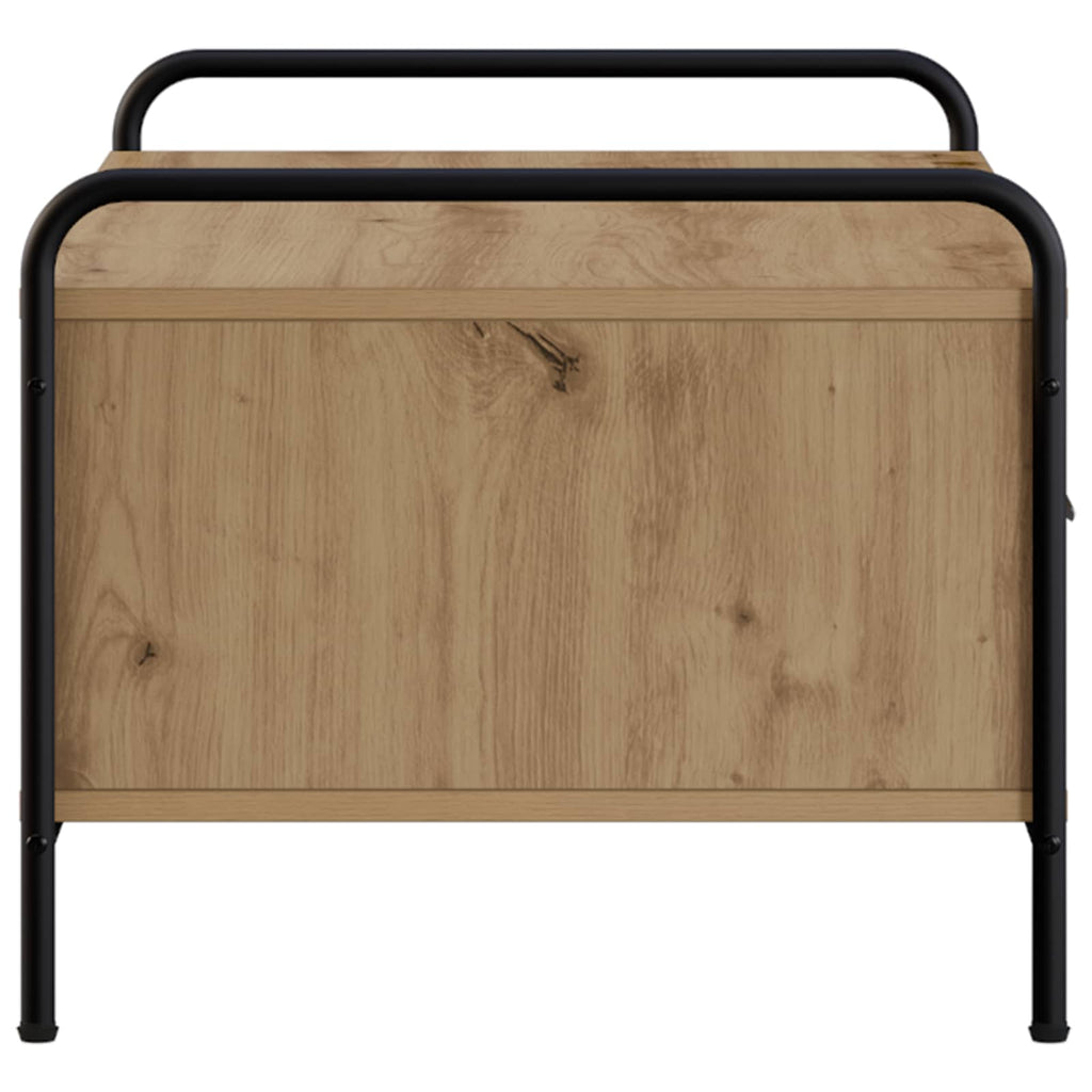 vidaXL Stolik kawowy Dąb artisan 99,5 x 49 x 41 cm Drewno inżynieryjne