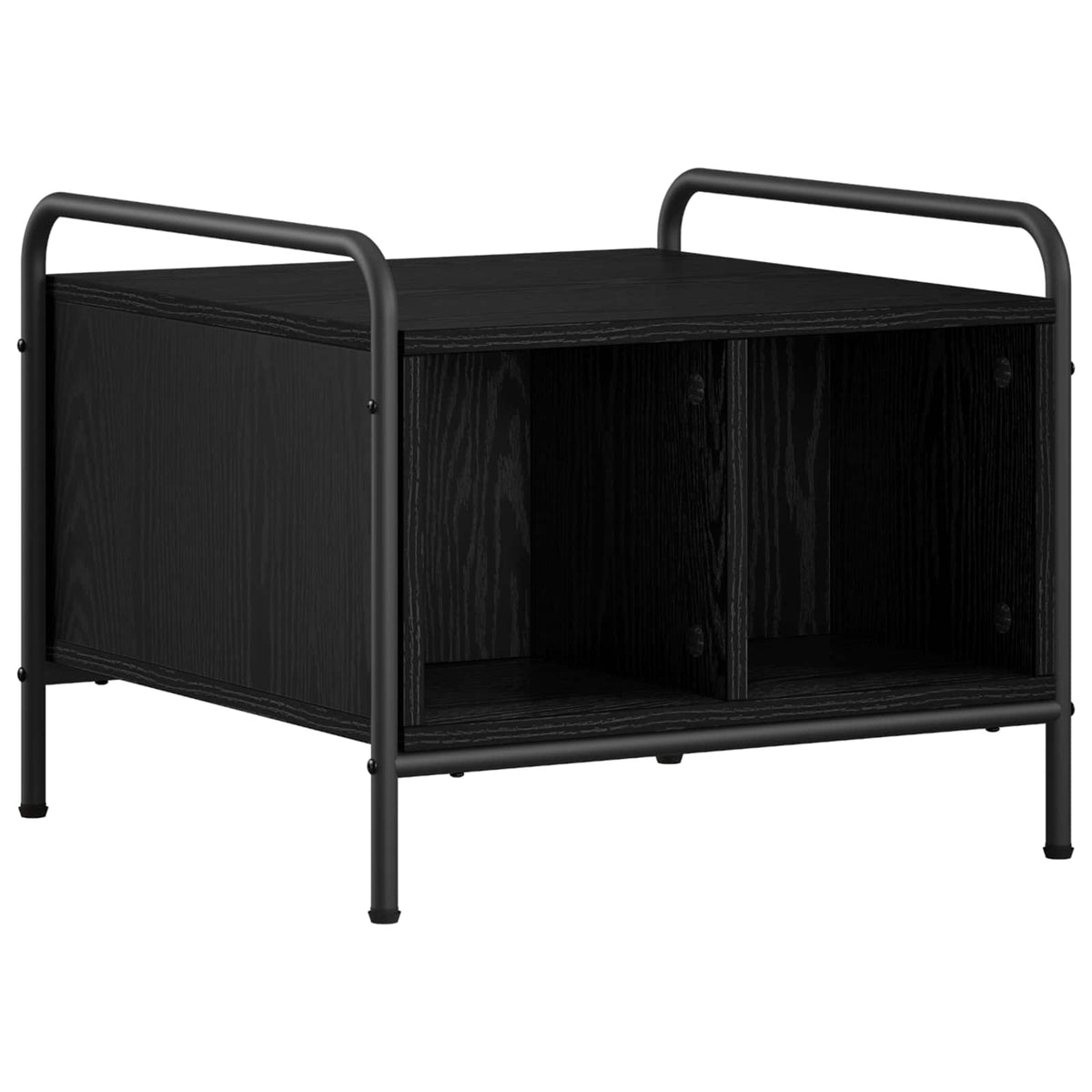 vidaXL Stolik kawowy Czarny dąb 50 x 49 x 41 cm Drewno inżynieryjne