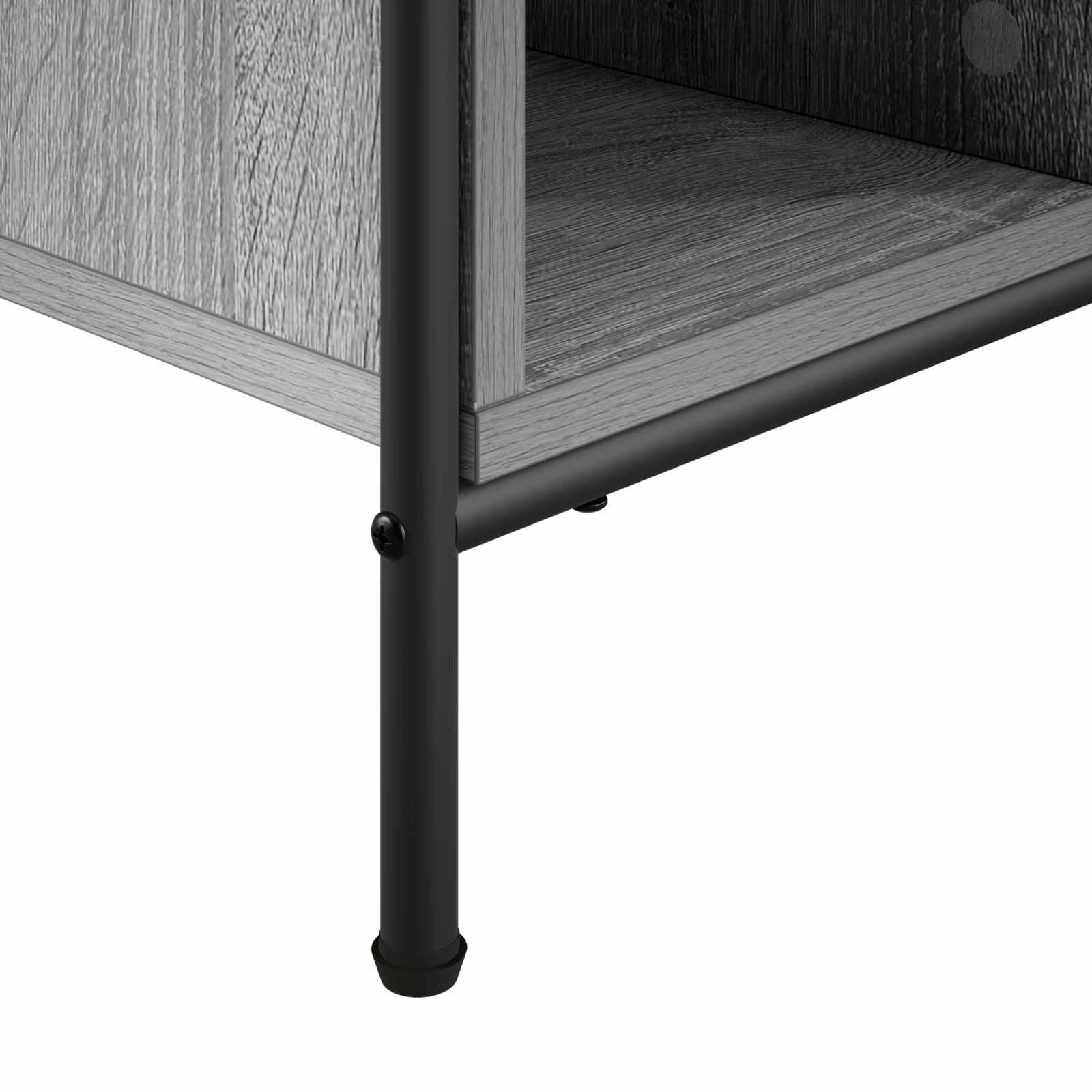 vidaXL Stolik kawowy Szary Sonoma 50 x 49 x 41 cm Drewno inżynieryjne