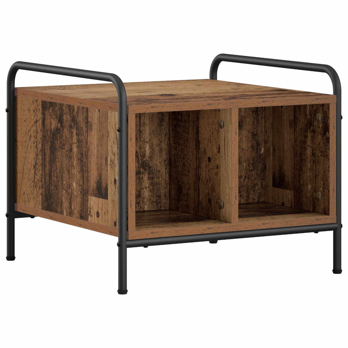 vidaXL Stolik kawowy Stare drewno 50 x 49 x 41 cm Drewno inżynieryjne