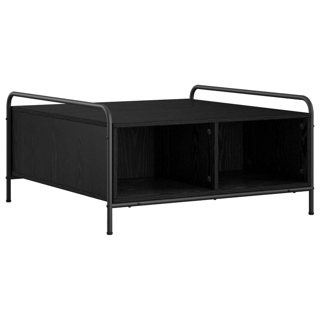 vidaXL Stolik kawowy Czarny dąb 50 x 49 x 41 cm Drewno inżynieryjne