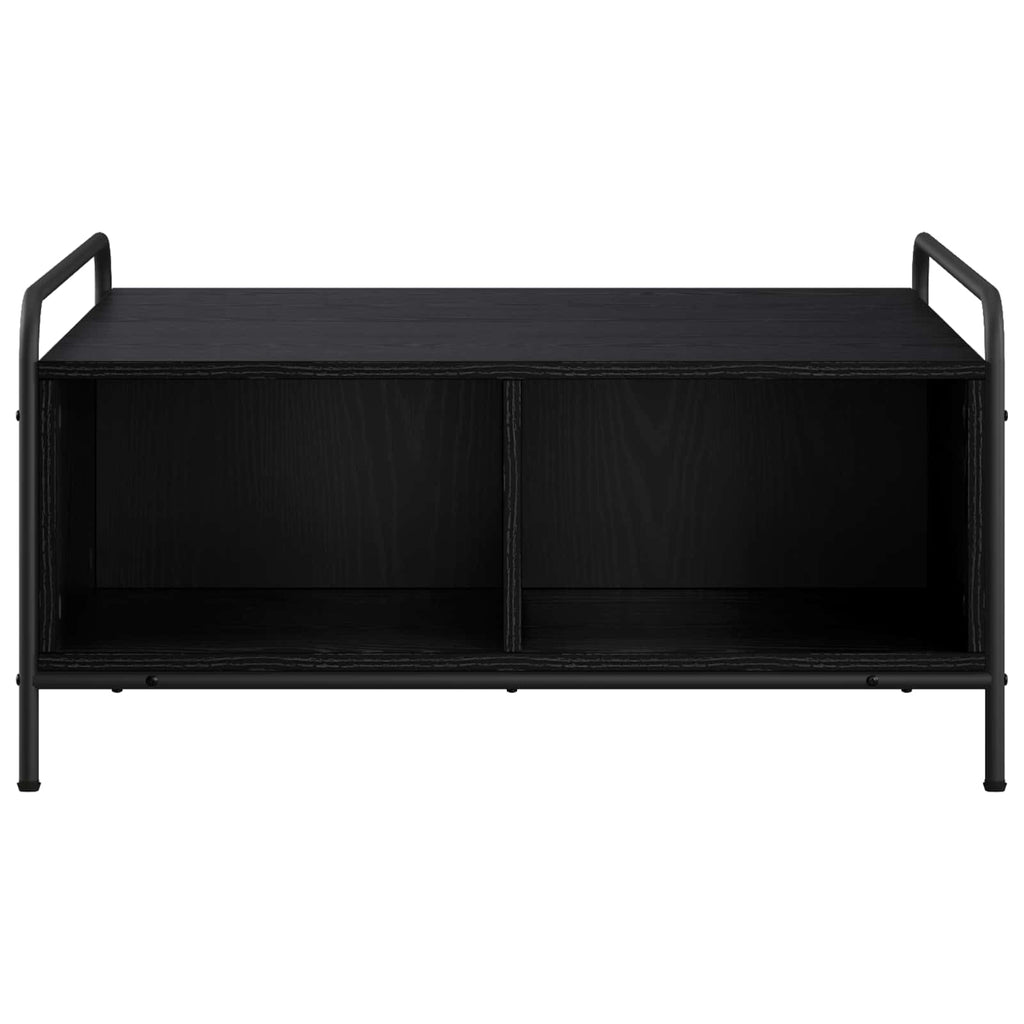 vidaXL Stolik kawowy Czarny dąb 50 x 49 x 41 cm Drewno inżynieryjne