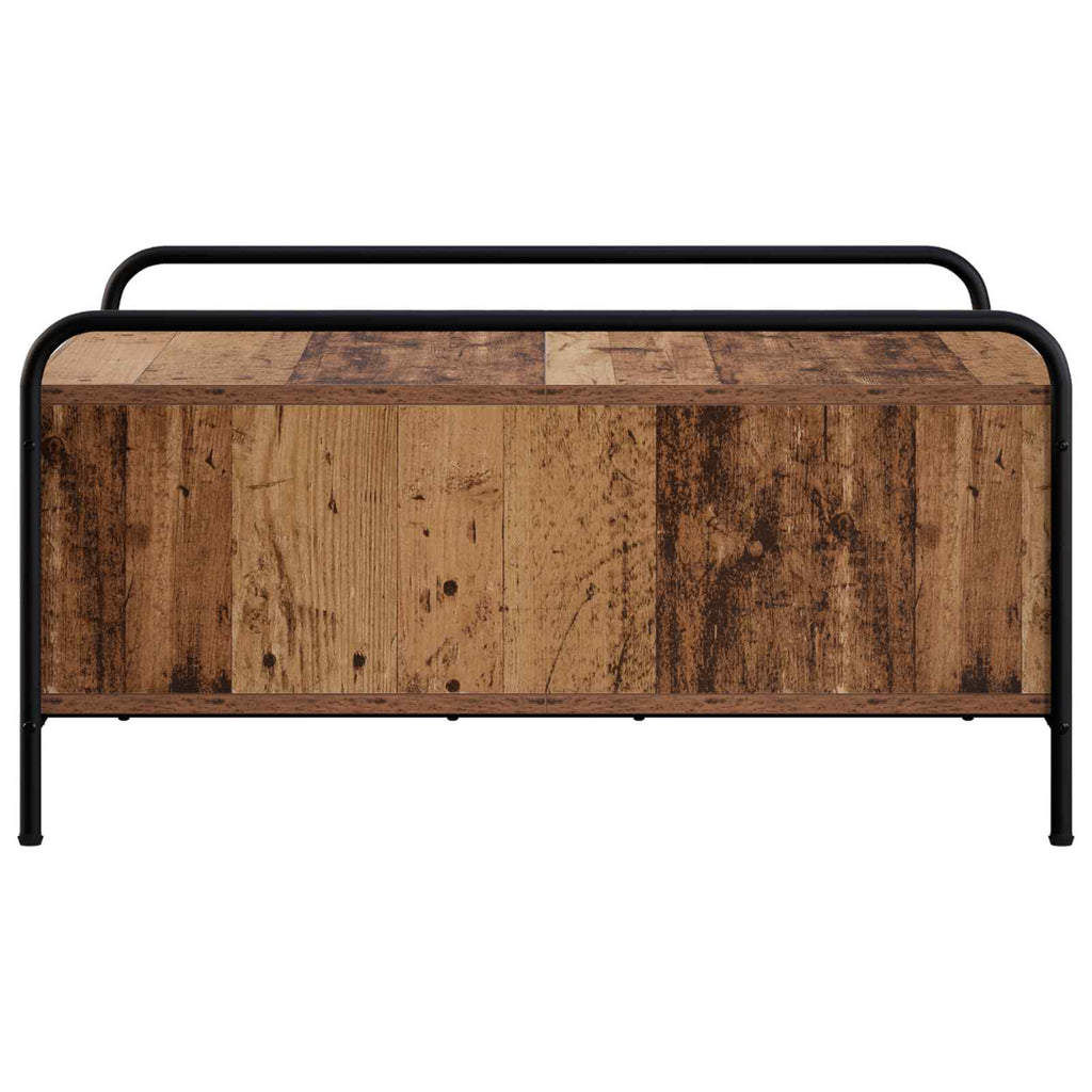 vidaXL Stolik kawowy Stare drewno 50 x 49 x 41 cm Drewno inżynieryjne