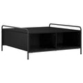 vidaXL Stolik kawowy Czarny dąb 90 x 90 x 41 cm Drewno inżynieryjne